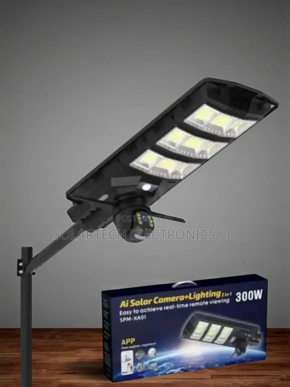 300w Solar Security Camera With Built-in Light