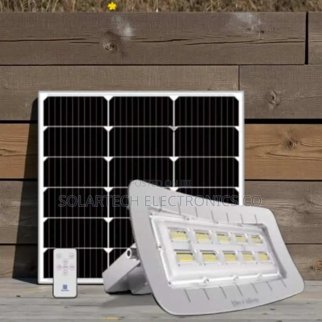 100w Blue Carbon Radar Solar Flood Light