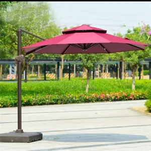 Large Outdoor Garden Umbrella Round
