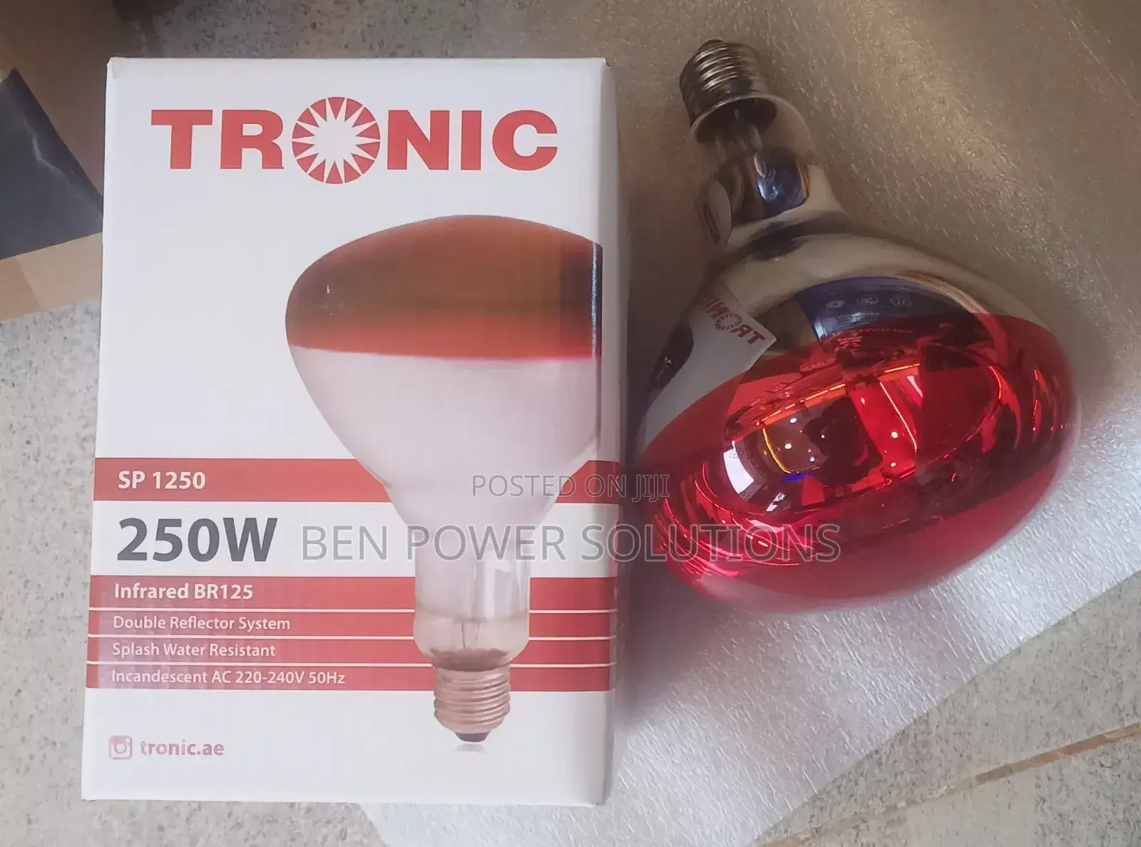 250w Infrared Brooder Bulb