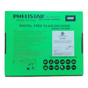 New Phelistar Digital Free-to-air Decoder - Clear Local Channels