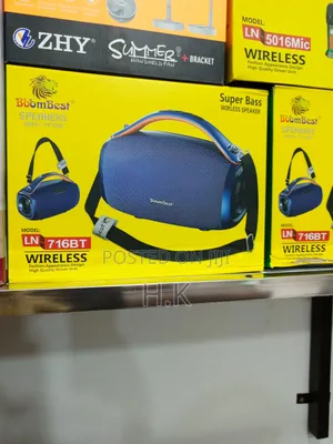 Ln-716 Bt Powerful Super Deep Bass Portable Wireless Bluetooth Speaker