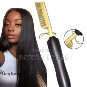 Professional Hot Comb Hair Straightener