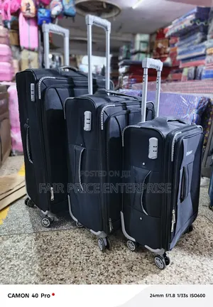 D Favor Cloth Suitcase Full Set 3pcs