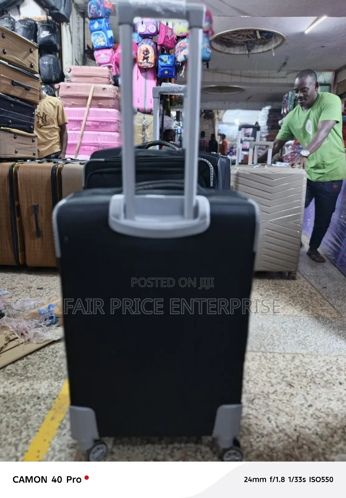 Cloth Travel Suitcase in Medium Size