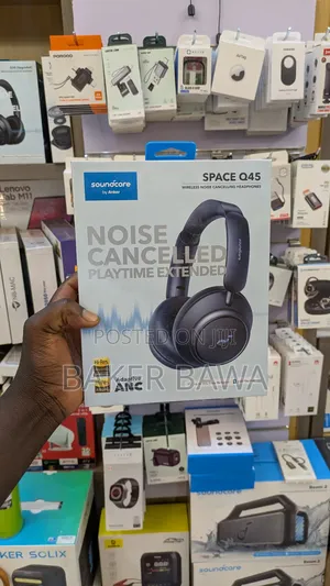 Anker Space Q45 Wireless Noise Cancelling Headphones.