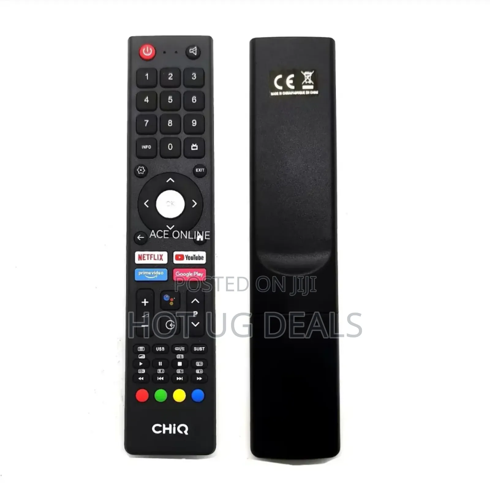 Chiq Replacement Smart Tv Remote Control – Netflix, Youtube, Prime