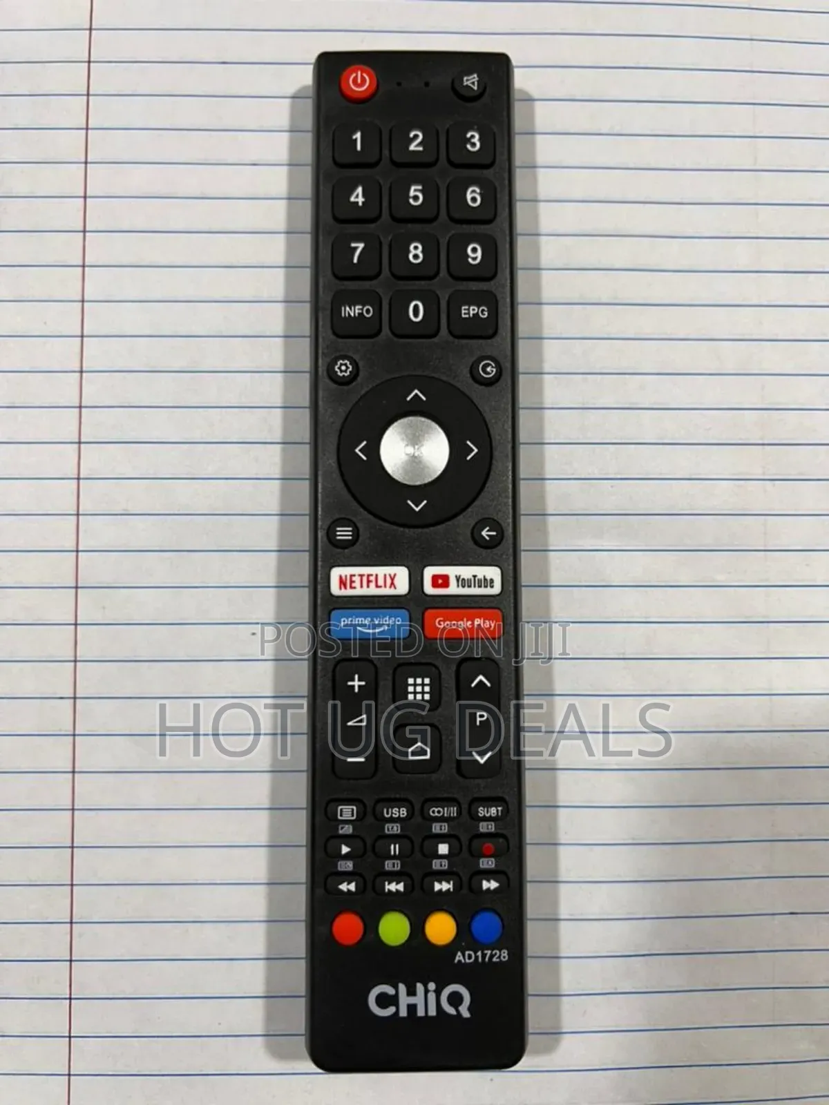 Chiq Replacement Smart Tv Remote Control – Netflix, Youtube, Prime