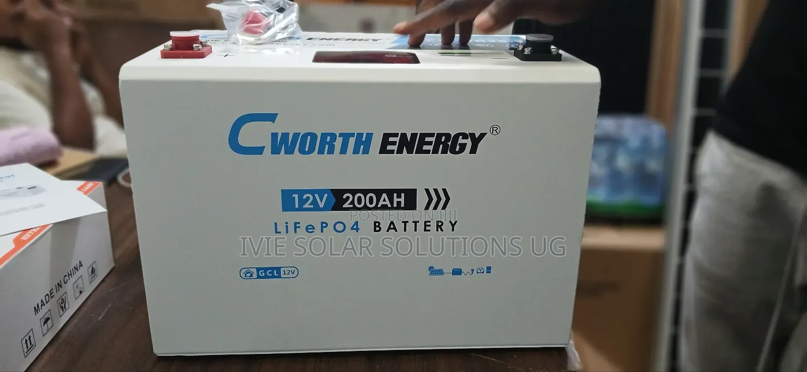 Cworth Lithium Ion Phosphate Battery 200ah 12v