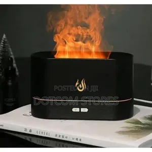 Led Simulated Flame Effect Ultrasonic Humidifier
