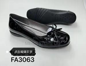 Fair Bait Classic Genuine Clean Off Shiny Black Pumps
