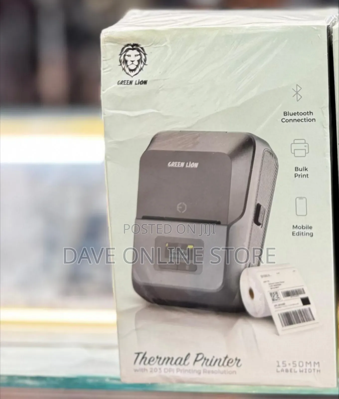 Green Lion Thermal Printer With 203 Dpi Print Resolution, TFT Screen