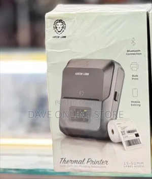 Green Lion Thermal Printer With 203 Dpi Print Resolution, TFT Screen