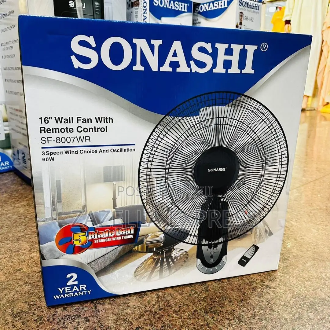 Sonashi Wall Fan With Remote