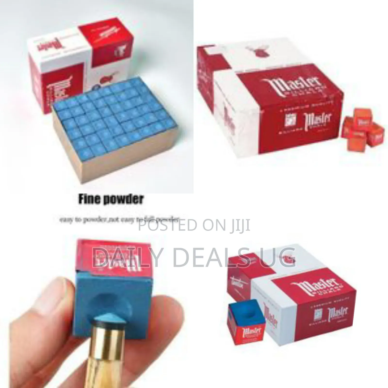 Master Billiard Cue Chalk - Premium Quality - Multicolor