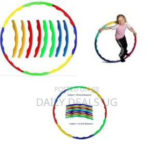 Fitness Weighted Hula Hoop for Exercise and Weight Loss (8 Pieces)