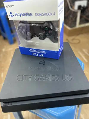 Sony Playstation 4 500gb Black Console Ps4 W/ Controller Cords