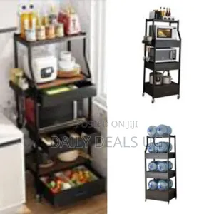 Multi-Functional Kitchen Storage Rack - Multicolor