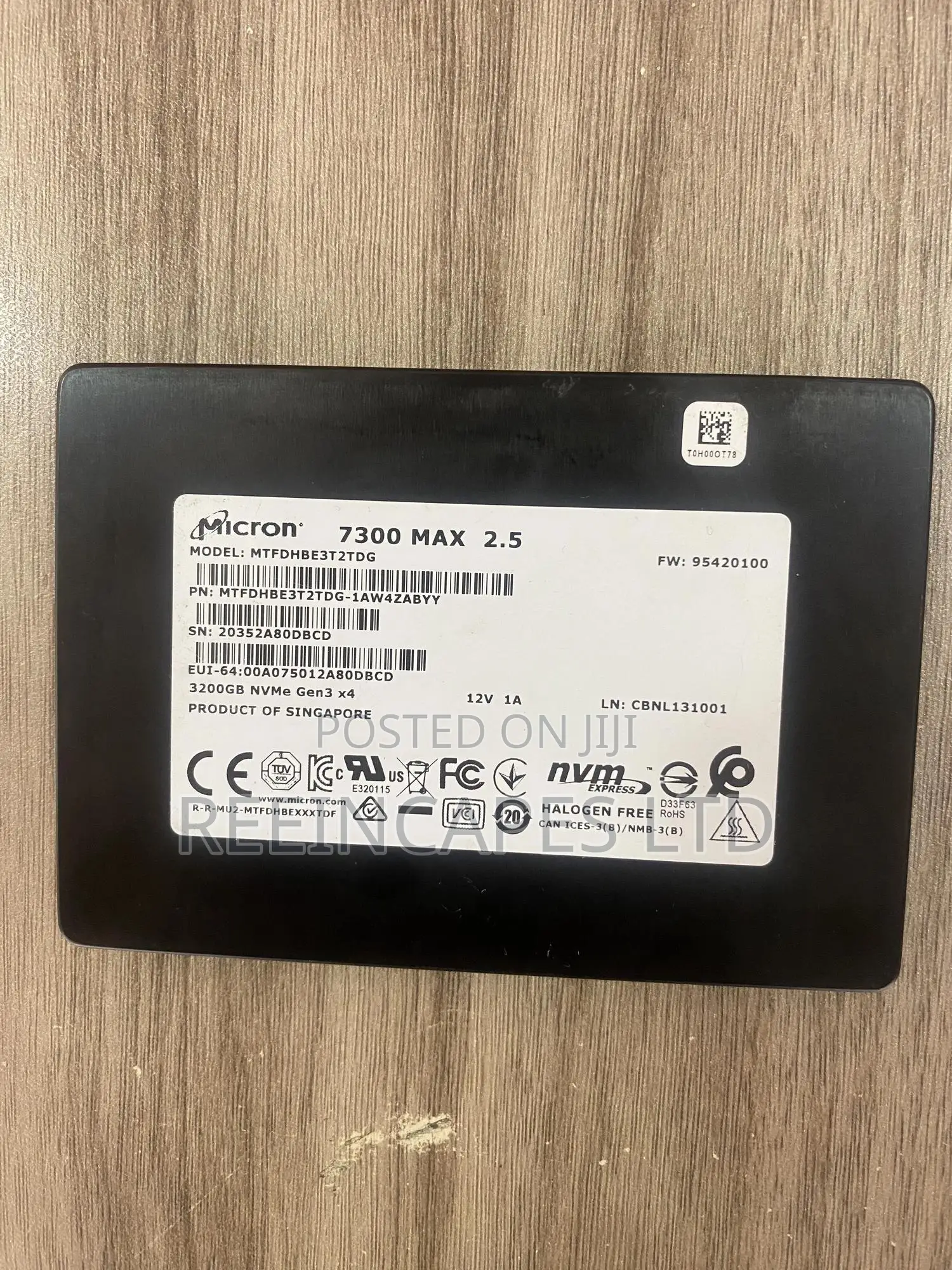 Nvme 3.2tb (3200gb) Ssd