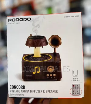 Porodo Lifestyle Concord Vintage Aroma Diffuser Speaker