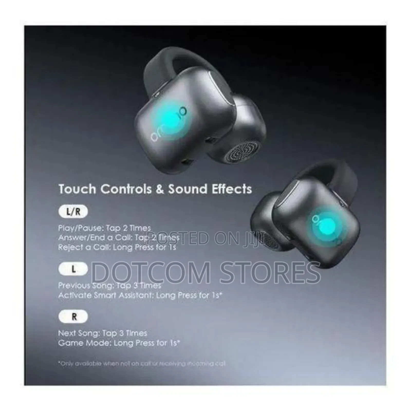 Oraimo Open Snap N Clip Wireless Earbuds