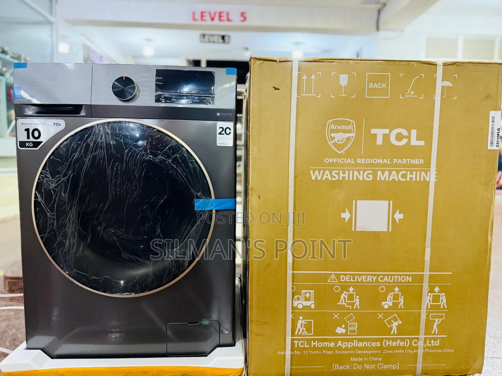 TCL 10kg Front Loader Washing Machine With Steam Wash Technology