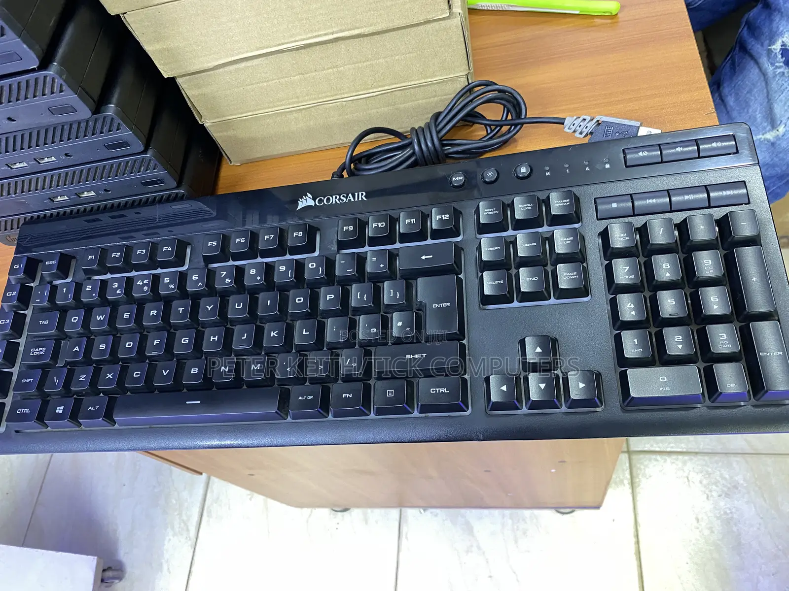 Original D Corsair RGB Gaming Wired Keyboard Is Customizable RGB