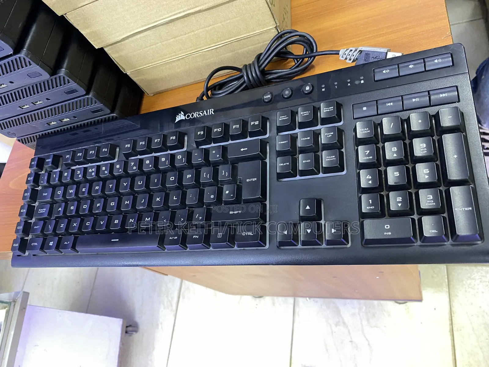 Original D Corsair RGB Gaming Wired Keyboard Is Customizable RGB