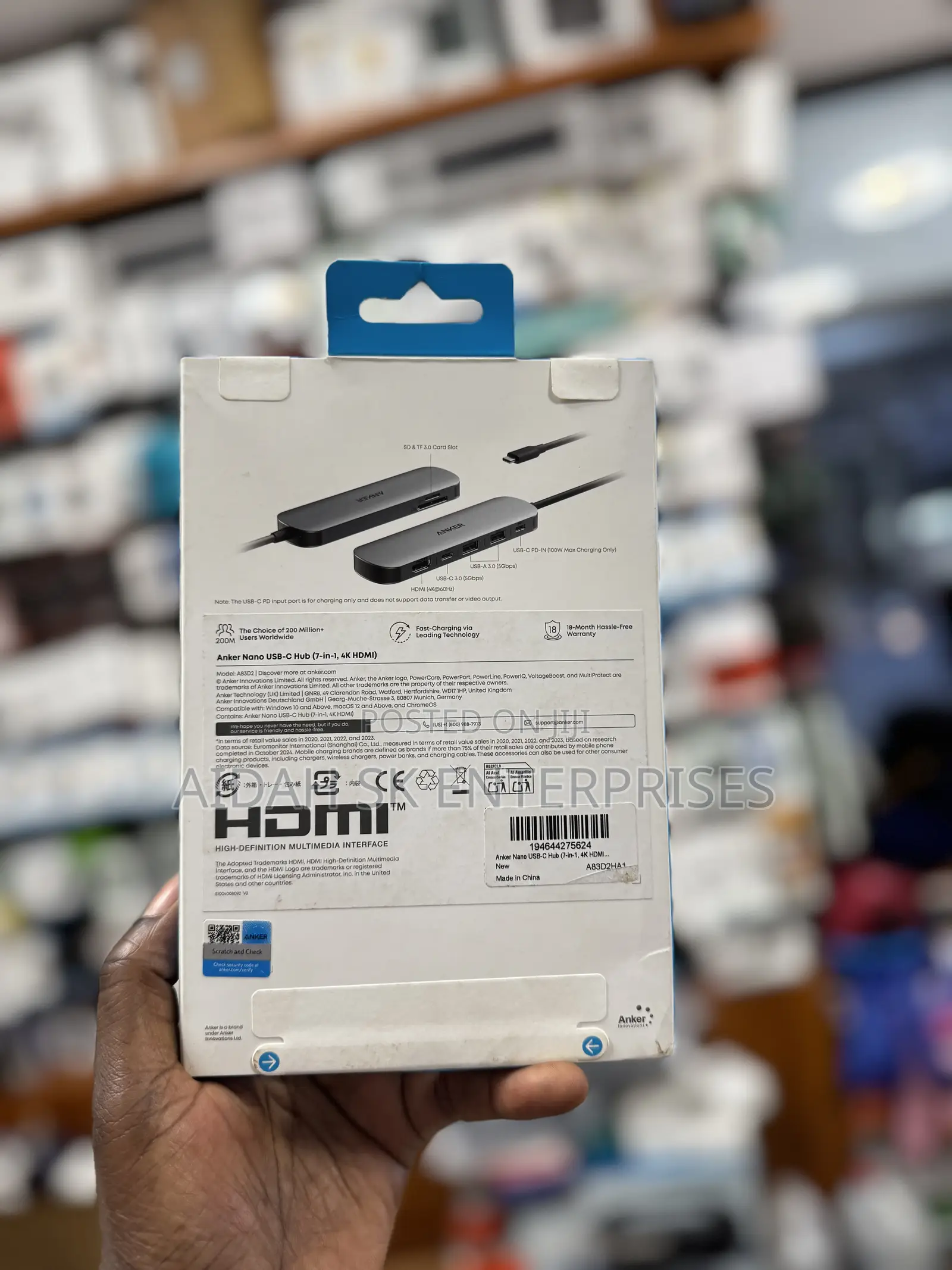 Anker Nano Usb-C Hub (7-in-1, Hdmi)