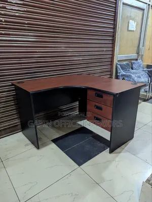 Curved// L Shaped Office Desk of Size 1.2m by 1.2m