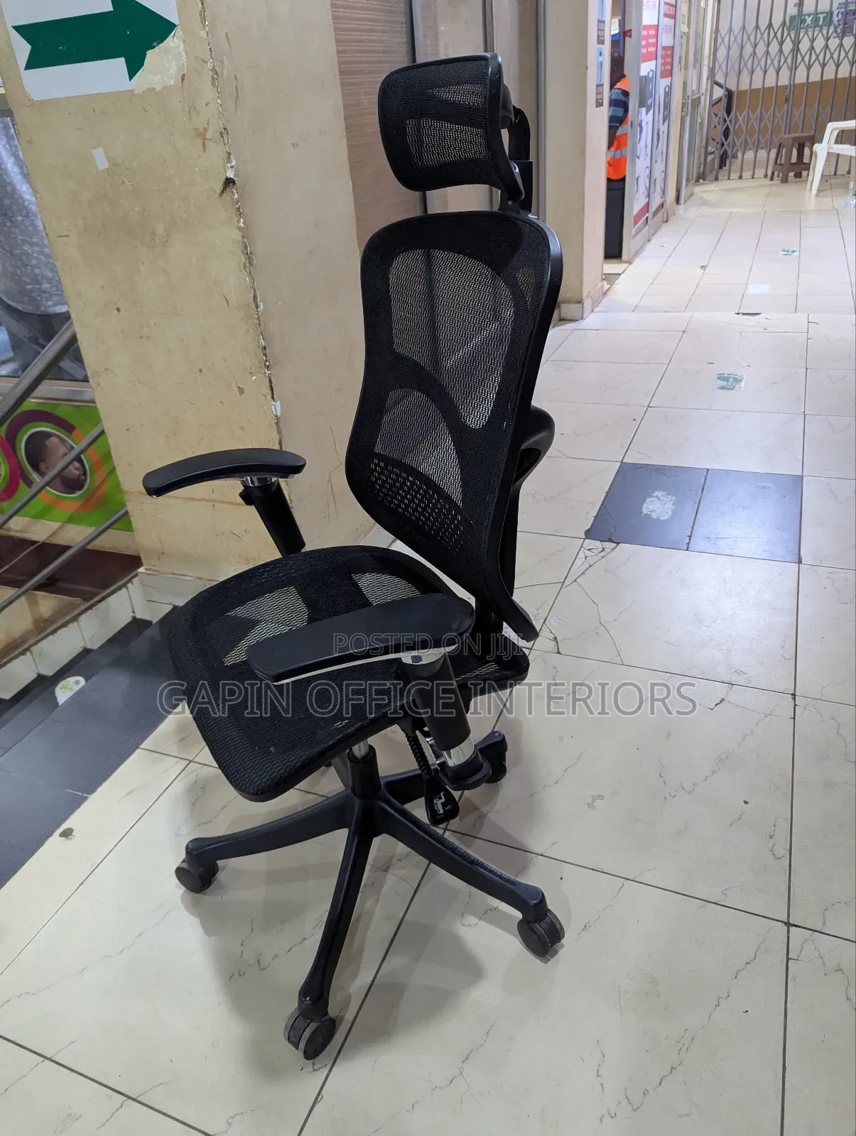 Orthopedic Office Chair With Adjustable Back, Height and Armrests