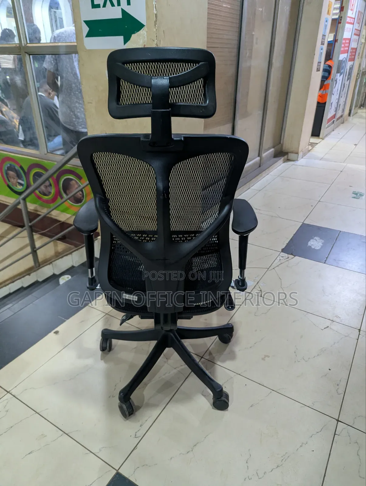 Orthopedic Office Chair With Adjustable Back, Height and Armrests