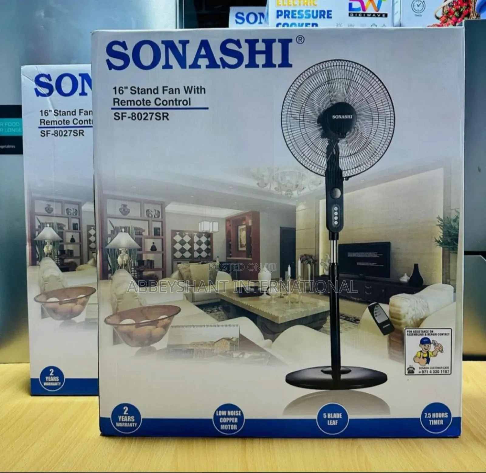 Sonashi Stand Fan With Remote