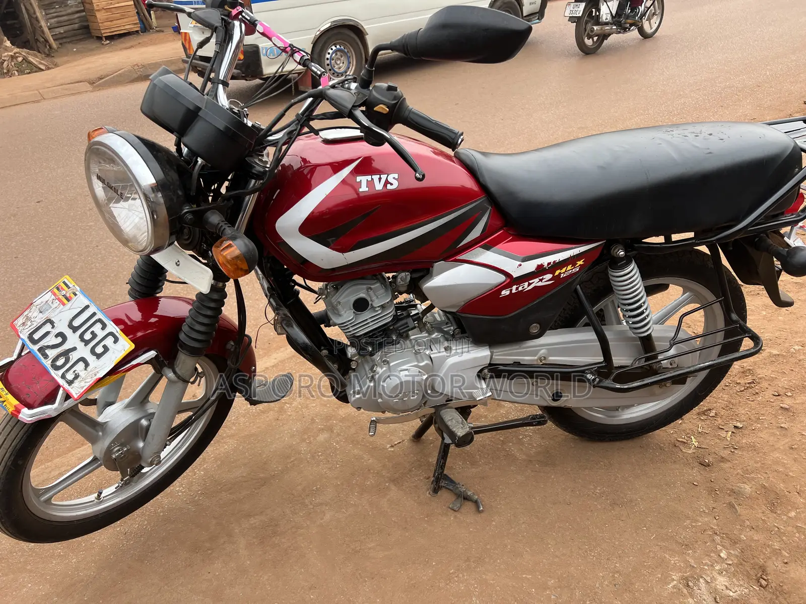 TVS HLX 125 2024 Red
