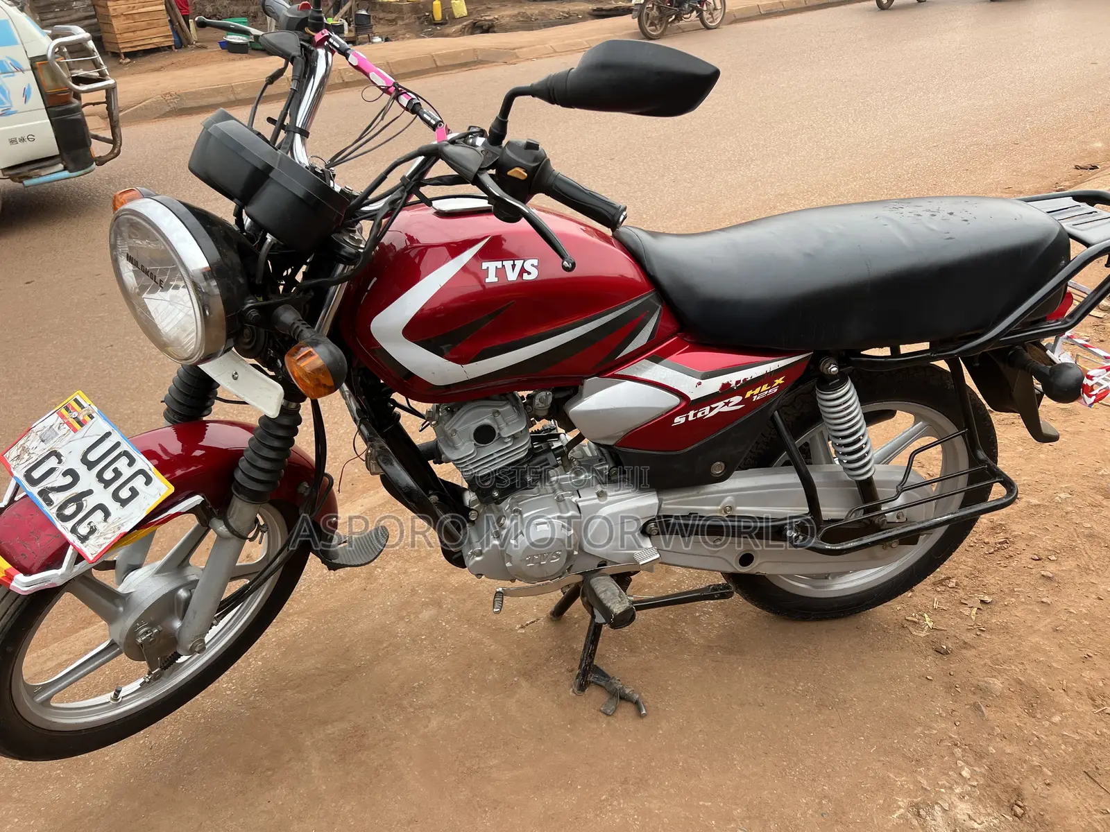 TVS HLX 125 2024 Red