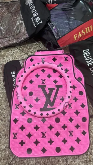 Pink Car Carpets Steering Cover