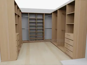 Modern Walking Closet Brown Colour Call Us On