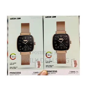 Green Lion Princess Smart Watch With Amoled Display and Extra Strap