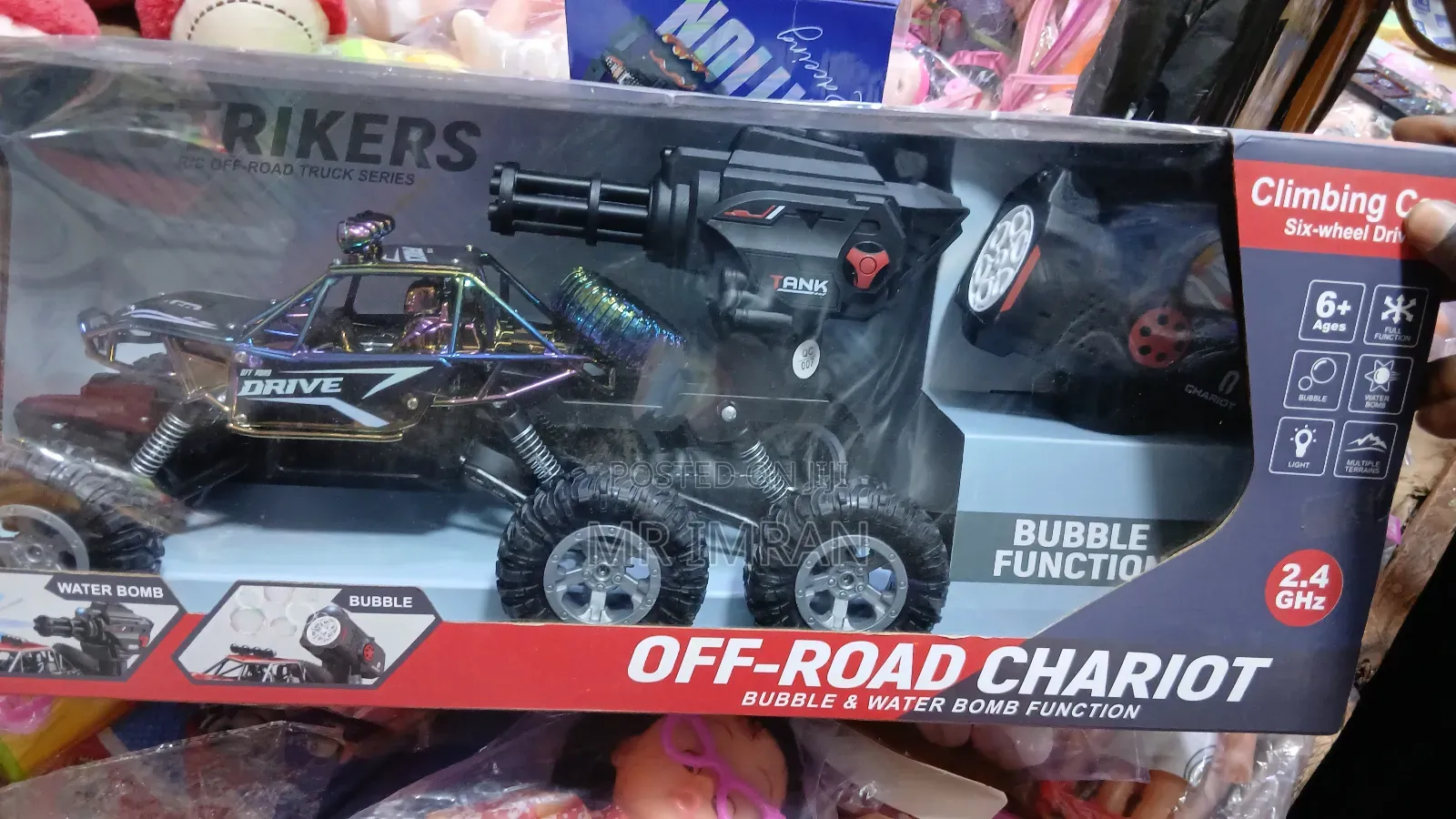 Bubble Water Bomb Function Remote Control Off-road Vehicle