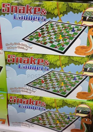 Snakes Ladders" Board Game.