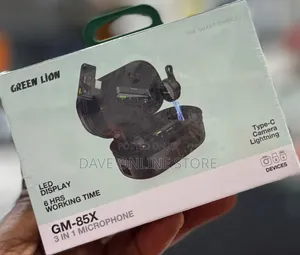 Green Lion Gm-85x 3 in 1 Wireless Microphone -