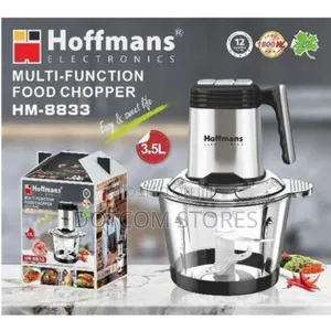 Hm 3.5 Litres Multi-Function Glass Electric Food Chopper Meat Grinder