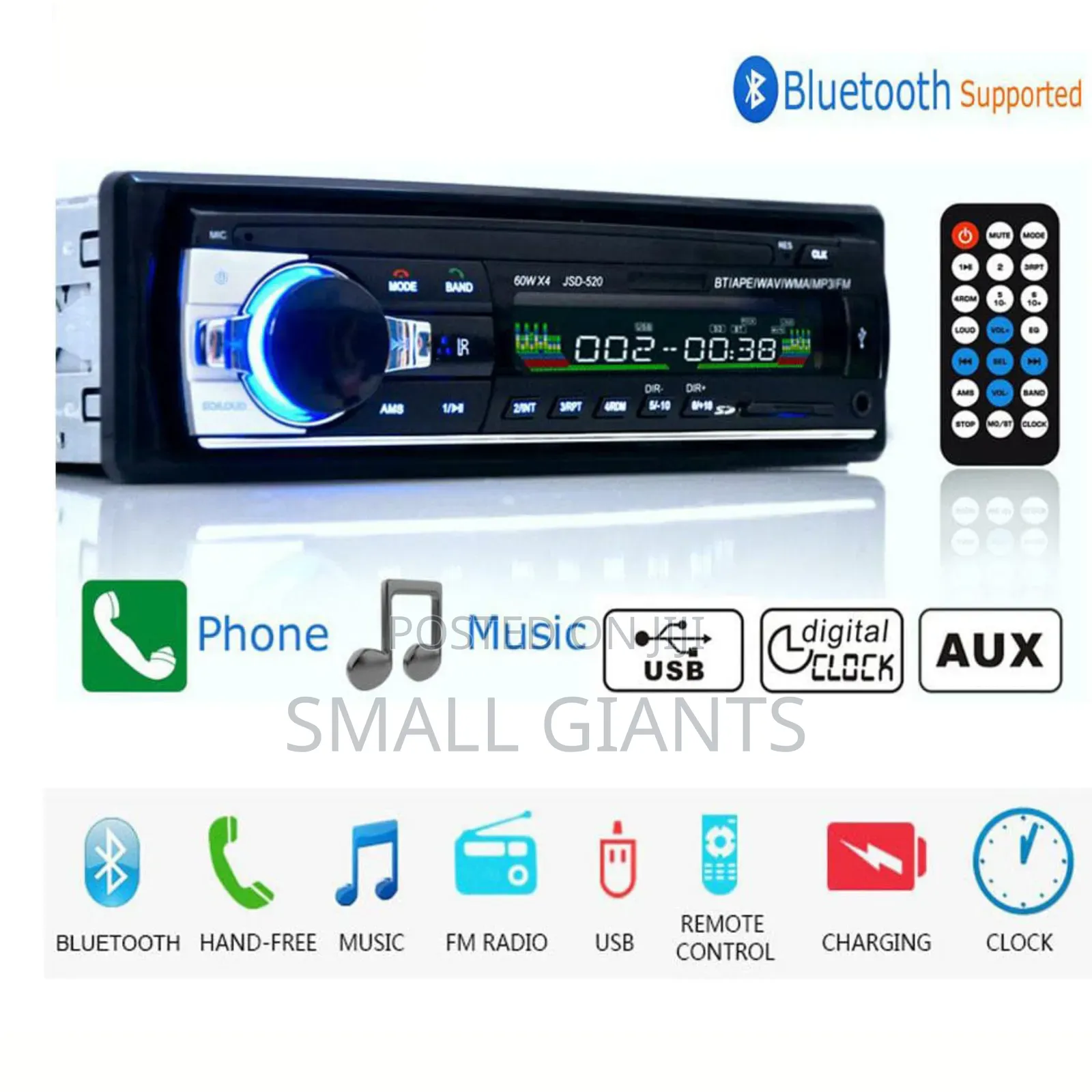 JSD-520 Car Mp3 Player With Usb/Sd Port