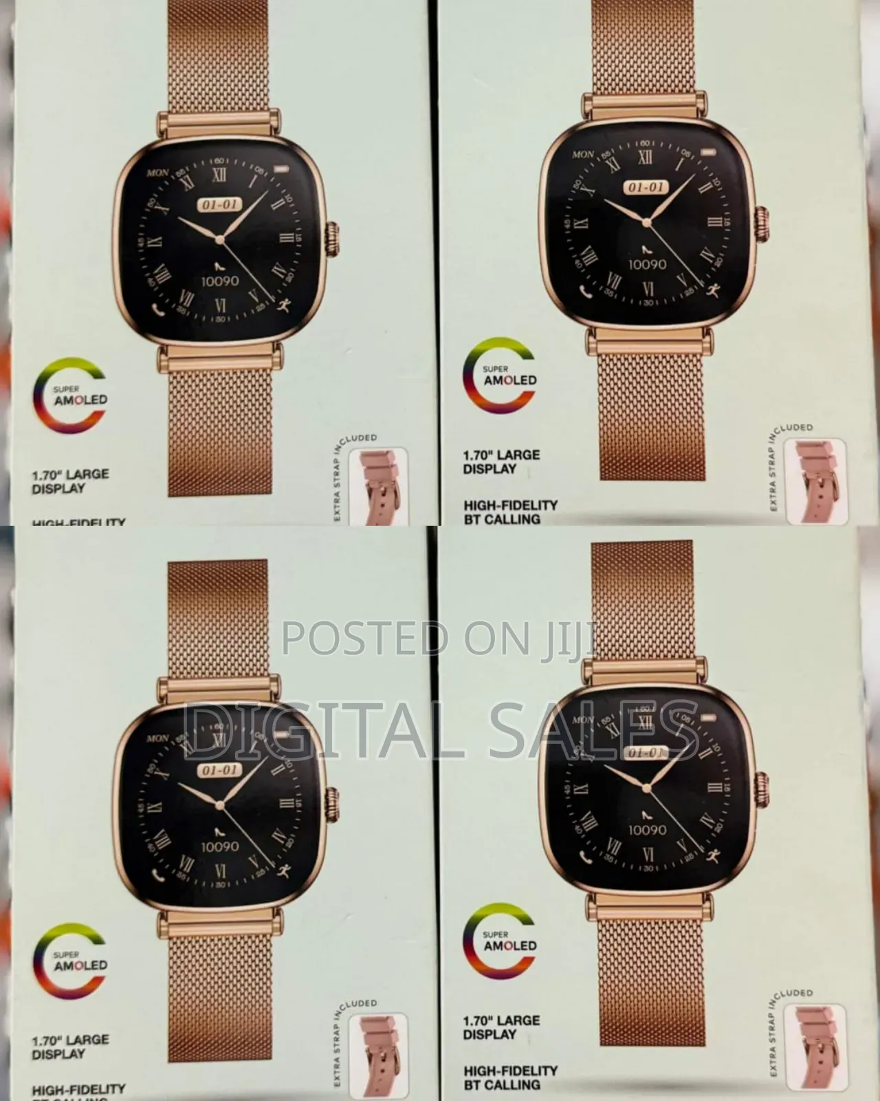 Green Lion Princess Smart Watch With Amoled Display And Extra