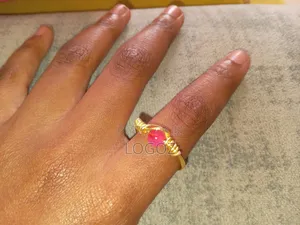 Gold Wire Beaded Rings
