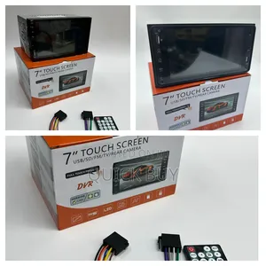 7-Inch Double Din Car Multimedia Mp5 Player With a Touchscreen Display