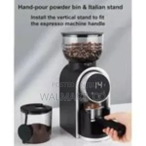 Premium Electric Burr Coffee Grinder With Digital Display