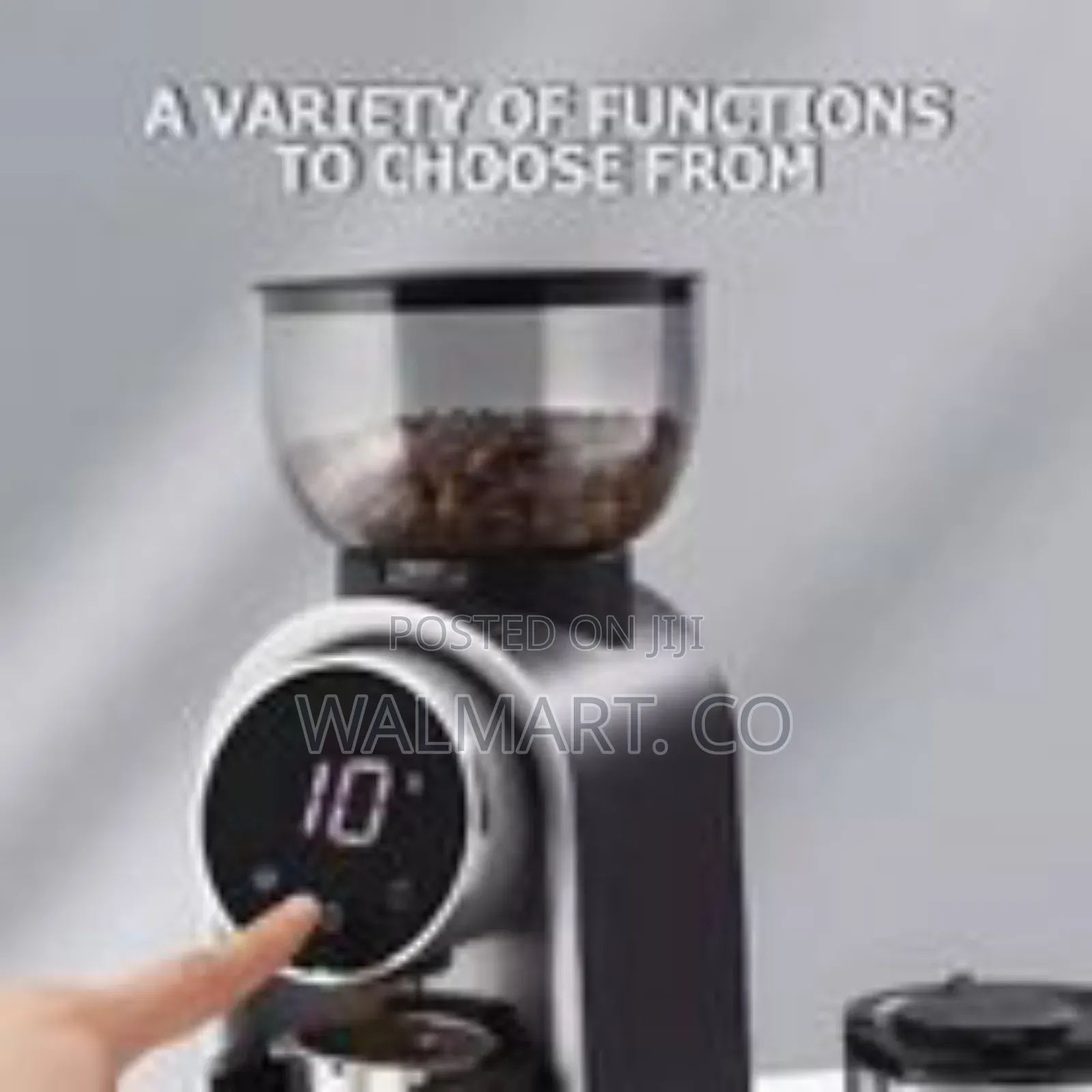 Premium Electric Burr Coffee Grinder With Digital Display