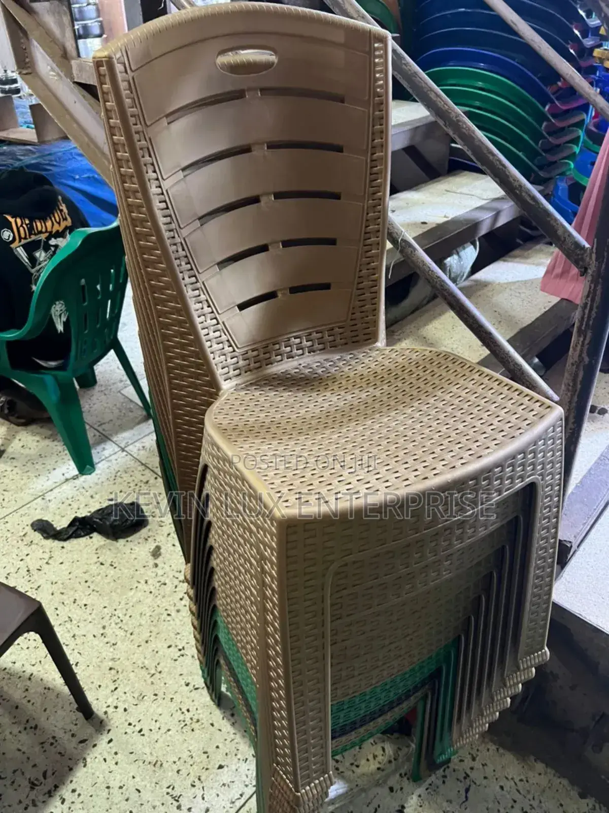 Plastic Chair Gold