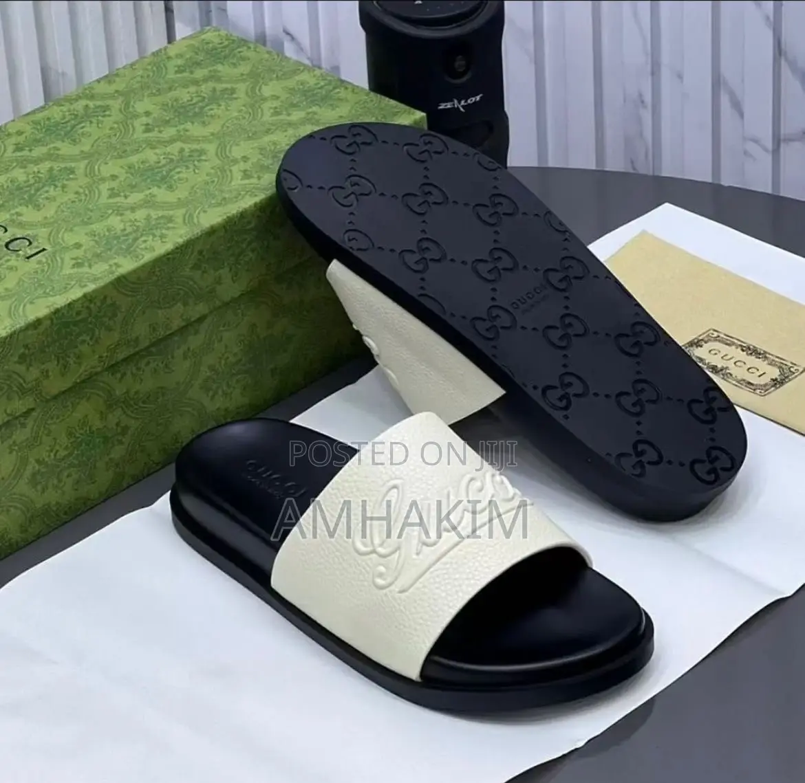 Classic Men Gucci Designer Slides In Stock